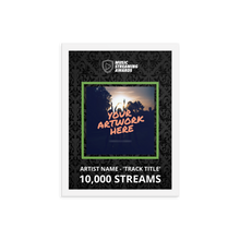 Load image into Gallery viewer, 10K Music Streams Framed Award