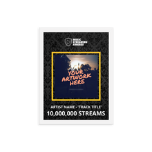 Load image into Gallery viewer, 10 Million Music Streams Framed Award