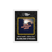 Load image into Gallery viewer, 20 Million Music Streams Framed Award