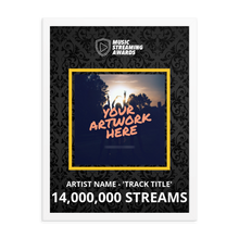 Load image into Gallery viewer, 14 Million Music Streams Framed Award
